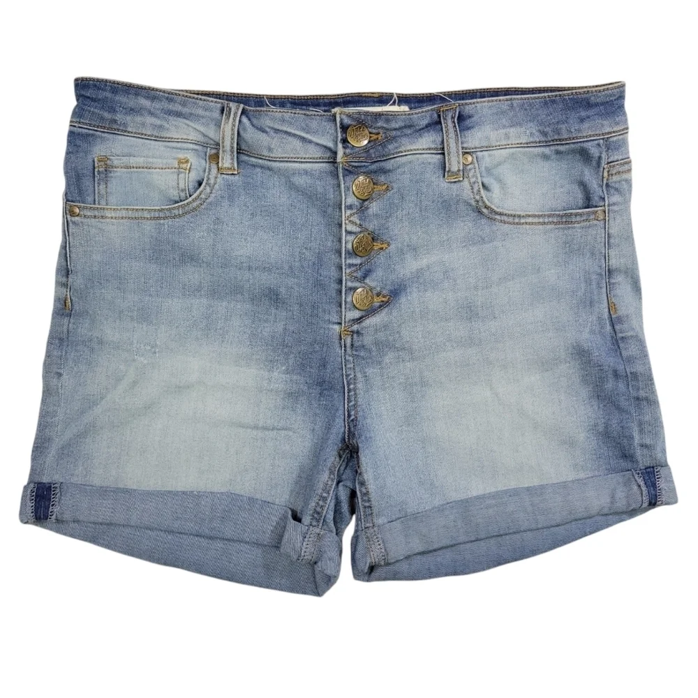Wild Blue Womens Skinny Jean Shorts by‎ Sadie Robertson Size 7